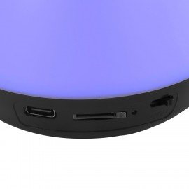 Колонка портативная KAIGO GE-3058, 3 Вт, Bluetooth, Micro SD, RGB, 514222