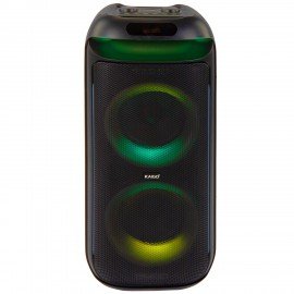 Портативная аудиосистема KAIGO GE-P28A + микрофон и пульт В ПОДАРОК, 80 Вт, эквалайзер, Bluetooth, USB, Micro SD, AUX, LED, TWS, FM, 514227