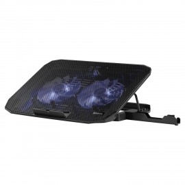 Подставка для ноутбука DEFENDER NS-513 15.6", 2USB, держатель для смартфона, 2 вентилятора, 29513