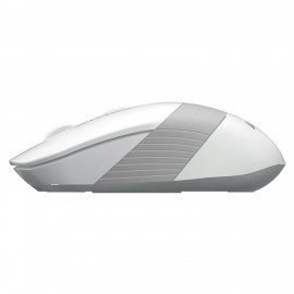 Мышь беспроводная с бесшумным кликом A4TECH Fstyler FG10, USB, 4 кнопки, оптическая, белая, 1147569