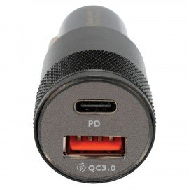 Зарядное устройство автомобильное CABLEXPERT 38Вт, 3А, QC3.0/PD, 1хUSB, 1хType-C, MP3A-UC-CAR24