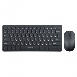 Набор беспроводной GEMBIRD KBS-9100, клавиатура 78кл, мышь 4кн, 1600 DPI, 2.4 ГГц, черный