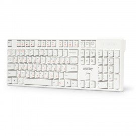 Клавиатура проводная SMARTBUY ONE 238, USB, 104 клавиши, белый, SBK-238U-W