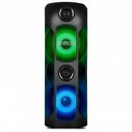 Колонка портативная SVEN PS-720, 80 Вт, TWS, Bluetooth, FM, USB, microSD, LED-дисп, черн, SV-019600