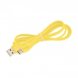 Кабель силиконовый USB-Type-C, 1 м, VIXION PRO VX-12c, для зарядки и передачи данных, желтый, 03035, БП-00000961