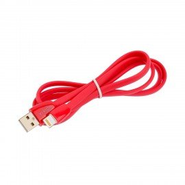 Кабель силиконовый USB-Lightning 8 pin,1м, VIXION PRO VX-12i, для зарядки и передачи данных, красный, 02977, БП-00000967