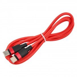 Кабель Type-C - Type-C, 60 Вт, 1 м, VIXION PRO VX-22c, для зарядки и передачи данных, красный, 02717, БП-00000946