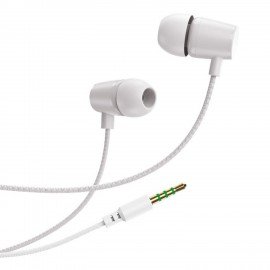 Наушники VIXION PRO VS-23, проводные, 1,2 м, вкладыши, белый, 03424, БП-00001012