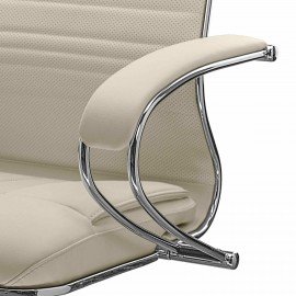 Кресло офисное МЕТТА "SAMURAI" KL-1.04, экокожа, бежевое