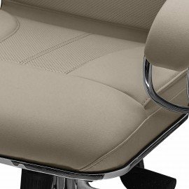 Кресло офисное МЕТТА "SAMURAI" KL-1.04, экокожа, бежевое