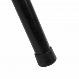 Стул складной BRABIX "Golf CF-007", черный каркас, кожзам черный, 531565