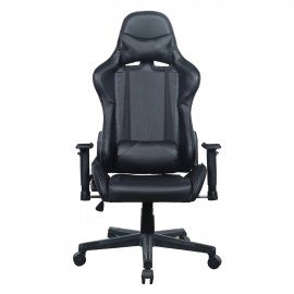 Кресло компьютерное BRABIX "GT Carbon GM-115", две подушки, экокожа, черное, 531932