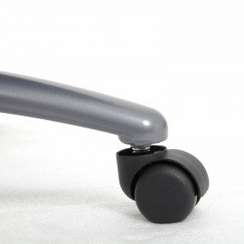 Кресло офисное BRABIX PREMIUM "Strong HD-009", НАГРУЗКА до 200 кг, экокожа черная, ткань серая, 531945