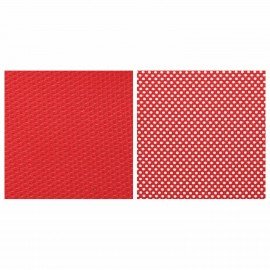 Кресло офисное МЕТТА "SU-B-8" пластик, ткань-сетка, сиденье мягкое, красное