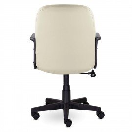 Кресло BRABIX "Top MG-333", с подлокотниками, кожзам, бежевое, 532554