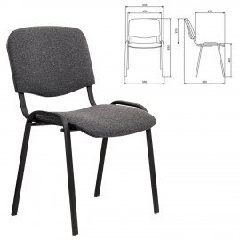 Стул STAFF "Iso Lite CF-008", ткань серая (С-71), 532563