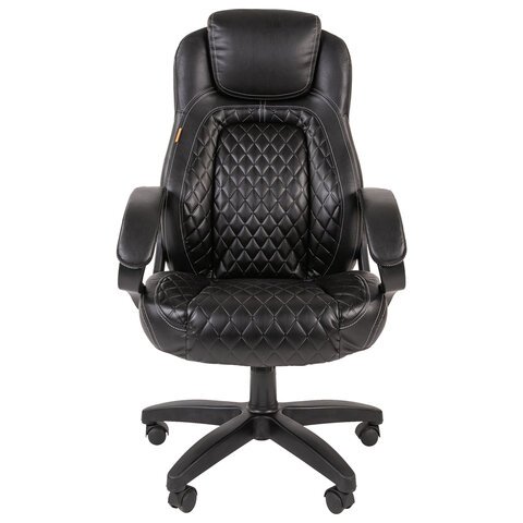 Кресло офисное CH 432, экокожа, черное, 7028641