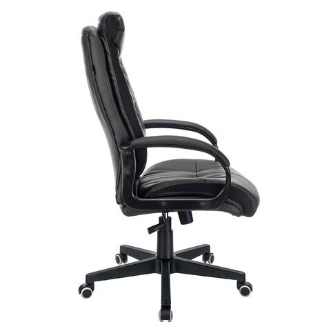 Кресло офисное CH-824, экокожа, черное, 1079045
