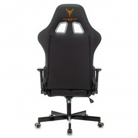 Кресло компьютерное Knight ARMOR, 2 подушки, экокожа премиум, черное, 1628888