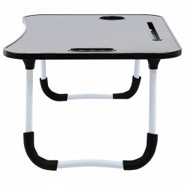 Столик складной для ноутбука/завтрака BRABIX BT-001 (600х400х265 мм), органайзер, черный, 532899