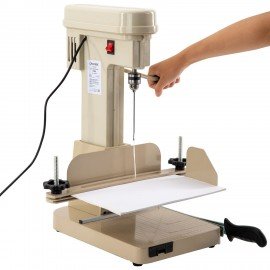 Станок для архивного переплета модель "M268", 250Вт, с лотком, сшивка до 100мм, CROME, 532908