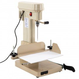 Станок для архивного переплета модель "M268", 250Вт, с лотком, сшивка до 100мм, CROME, 532908