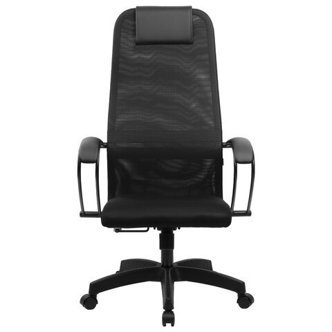 Кресло офисное BRABIX PREMIUM "Ultimate EX-800" пластик, плотная двойная сетка Х2, черное, 532914