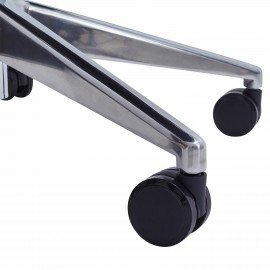 Кресло BRABIX PREMIUM ''Adept EX-752'', синхромеханизм, алюминий, экокожа, черное, 532930