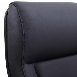 Кресло HAWASAN ''Overlord EX-770'', мультиблок, дерево, натуральная кожа, черное, 532934