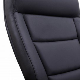 Кресло HAWASAN ''Overlord EX-770'', мультиблок, дерево, натуральная кожа, черное, 532934