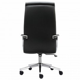 Кресло BRABIX PREMIUM ''Solo EX-730'', алюминий, хром, экокожа, черное, 532936