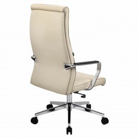 Кресло BRABIX PREMIUM ''Solo EX-730'', алюминий, хром, экокожа, бежевое, 532937