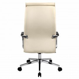 Кресло BRABIX PREMIUM ''Solo EX-730'', алюминий, хром, экокожа, бежевое, 532937