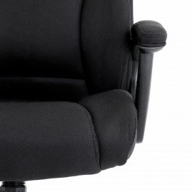 Кресло BRABIX PREMIUM "Adagio EX-551", ткань, пятилучие металл, черное, 532938