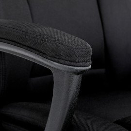 Кресло BRABIX PREMIUM "Adagio EX-551", ткань, пятилучие металл, черное, 532938