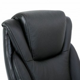 Кресло BRABIX PREMIUM "Gladiator EX-552", натуральная кожа, черное, 532939