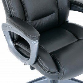 Кресло BRABIX PREMIUM "Gladiator EX-552", натуральная кожа, черное, 532939