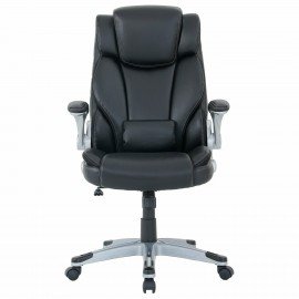 Кресло BRABIX PREMIUM "Phantom EX-553", рециклированная кожа, регулируемый подголовник, черное, 532940