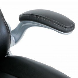 Кресло BRABIX PREMIUM "Phantom EX-553", рециклированная кожа, регулируемый подголовник, черное, 532940