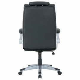 Кресло BRABIX PREMIUM "Phantom EX-553", рециклированная кожа, регулируемый подголовник, черное, 532940