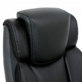 Кресло BRABIX PREMIUM "Phantom EX-553", рециклированная кожа, регулируемый подголовник, черное, 532940