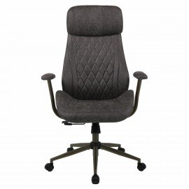 Кресло BRABIX PREMIUM "Dakota EX-572", синхромеханизм, искусственная замша, темно-серый, 532943