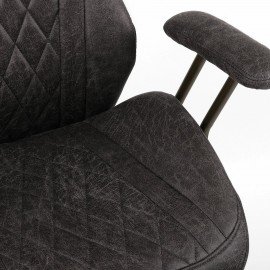 Кресло BRABIX PREMIUM "Dakota EX-572", синхромеханизм, искусственная замша, темно-серый, 532943