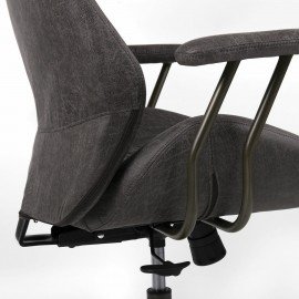 Кресло BRABIX PREMIUM "Dakota EX-572", синхромеханизм, искусственная замша, темно-серый, 532943