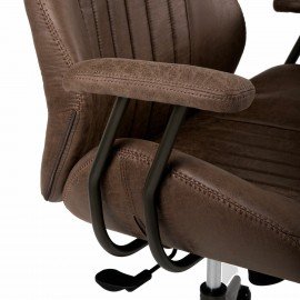 Кресло BRABIX PREMIUM "Arizona EX-573", синхромеханизм, искусственная замша, коричневый, 532944