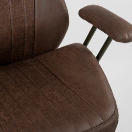 Кресло BRABIX PREMIUM "Arizona EX-573", синхромеханизм, искусственная замша, коричневый, 532944