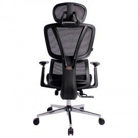 Кресло BRABIX PREMIUM "Evolution ER-700", подножка, слайдер, синхромеханизм, сетка, черное, 532947