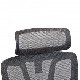 Кресло BRABIX PREMIUM "Veyron ER-703", адаптивный механизм, регулируемый подголовник, сетка/ткань, черное, 532966