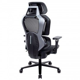 Кресло ATRONE "Optimus ER-707", адаптивный механизм со слайдером, сетка, черный/серый, 532967