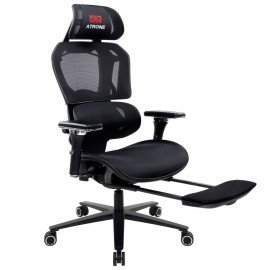Кресло ATRONE "Optimus ER-707", адаптивный механизм со слайдером, сетка, черный/серый, 532967